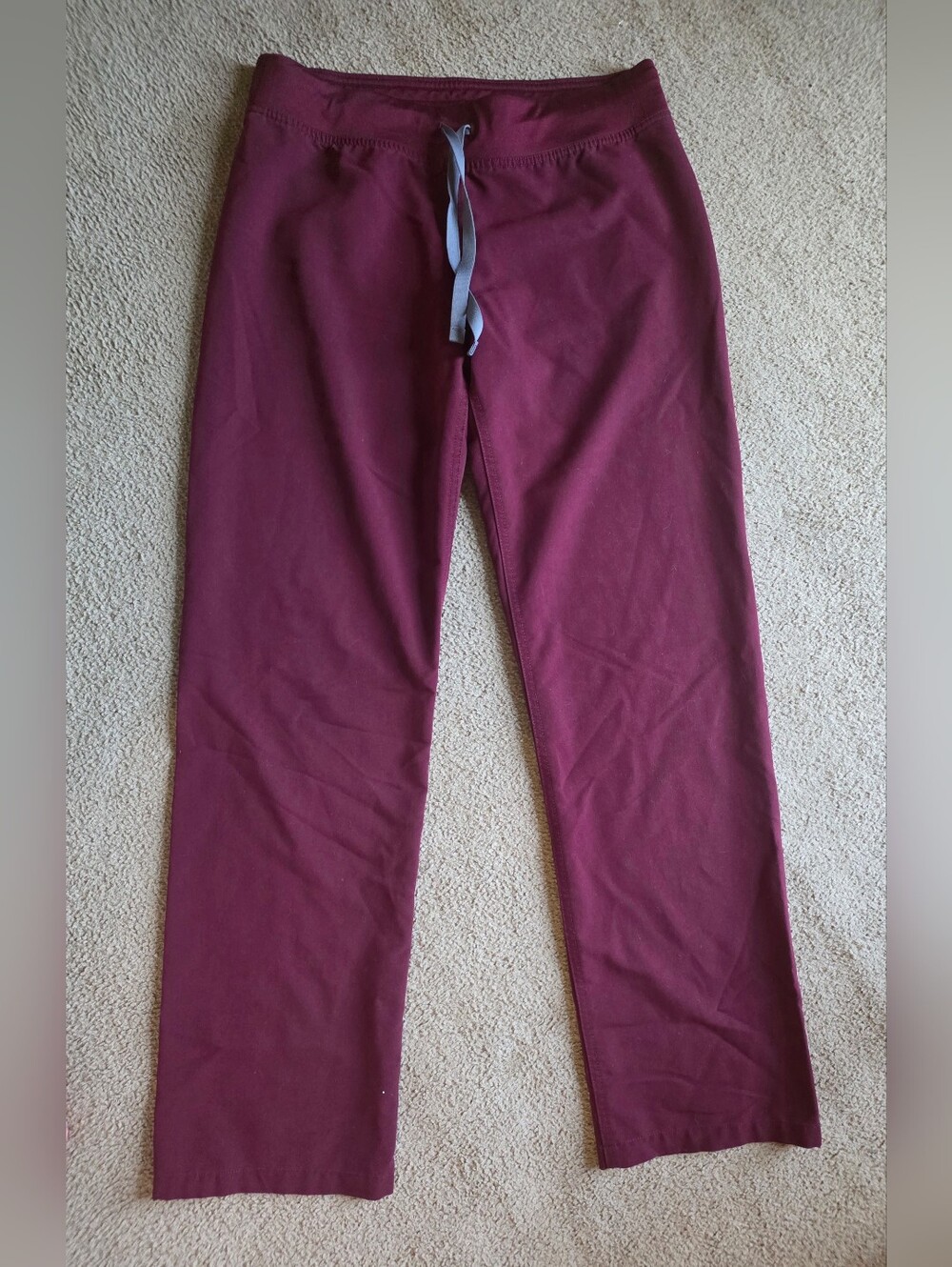 Figs Technical Collection Pants in Deep Burgundy